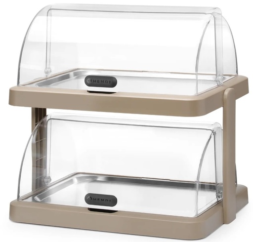 [HEN 871959] ROLL TOP COOLING DISPLAY UNIQ DOUBLE BEIGE