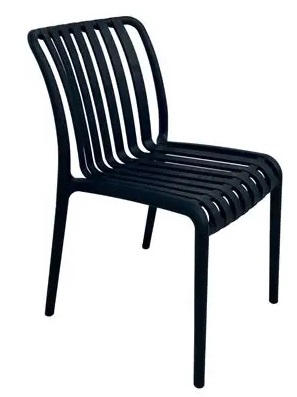[FUR CH-DH88A BLACK] STACKABLE INDOOR CHAIR BLACK DH88A - EACH 
