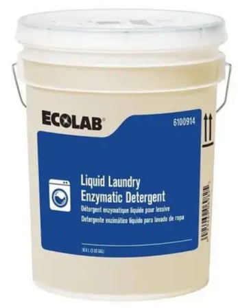 [ECOL 6100914] LIQUID LAUNDRY ENZYMATIC DETERGENT 5 GALLON TBD