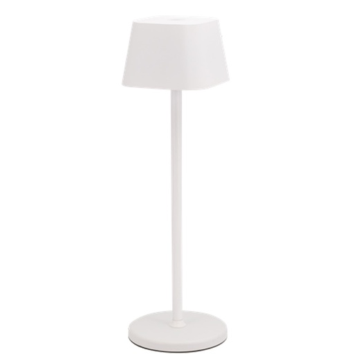 [VM LP-GE-WT] TABLE LAMP GEORGINA WHITE HEIGHT 38cm/15" - EACH 