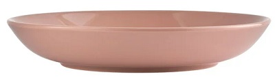 [LIBBEY 113689] PORCELANA LOW BOWL CORAL 9"/22.5cm - EACH   