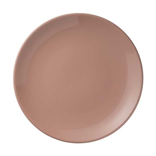 [LIBBEY 113690] PORCELANA ROUND COUPE PLATE CORAL 10.5"/26cm - EACH  