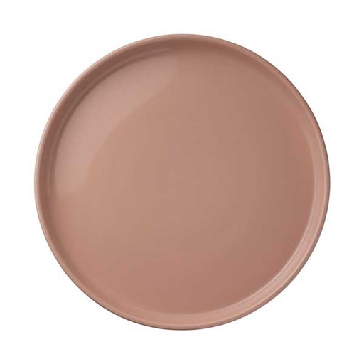 [LIBBEY 113692] PORCELANA STACKING PLATE CORAL 10.5"/26cm - EACH  