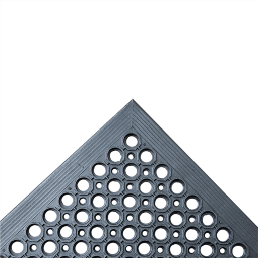 [GDP 134.47] ANTI-FATIGUE FLOOR MAT 3'X5' BLACK 1/2" THICK - EACH