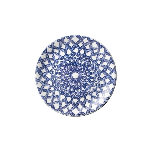 [STE 17620568-12.0] INK NOMAD BLUE COUPE PLATE 15.2CM (6") - CASE OF 12 EACH