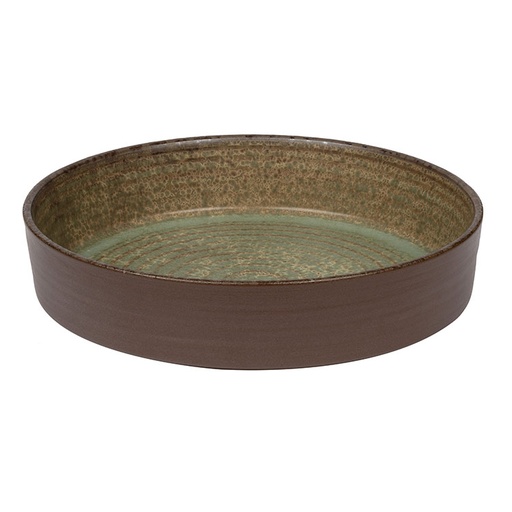 [SIM 052038] WOODY SOUP PLATE WITH RIM Ø 22 CM TBD - EACH
