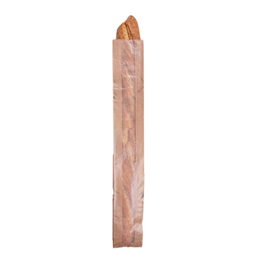 [GDP 231.02] FEEL GREEN BREAD BAG WITH WINDOW 9+4X60CM SRT - PACK OF 100 EACH