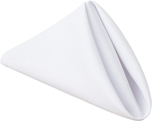 [LOC NAPKIN WHITE] NAPKIN 20X20" WHITE TBD - PACK OF 12 EACH