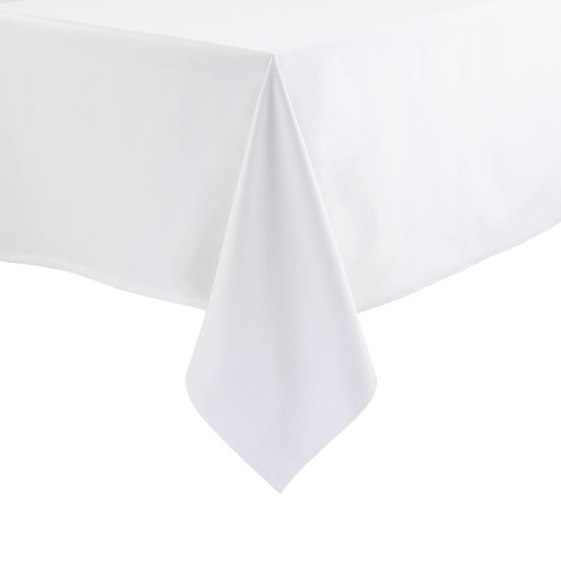 [LOC TAB 48X48 WHITE-7.0] TABLECLOTH 48X48"/120X120CM WHITE TBD - CASE OF 7 PACKS