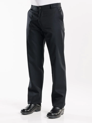 [CHD 133-SIZE 48] CHEF PANTS SANTINNO BLACK TBD - SIZE 48