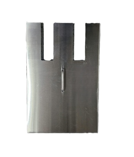 [STAHL-A G010101200150-CUTS] FRYER COVER SS, W/ HANDLE AND TWO CUTS OUTS TBD