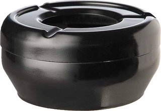 [APS 83611] ASHTRAY BLACK Ø10CM