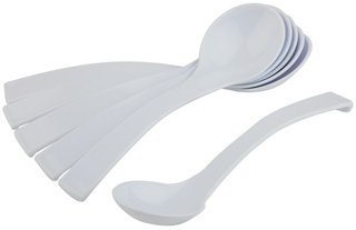 [APS 88627] DELICATESSEN SPOON SET WHITE