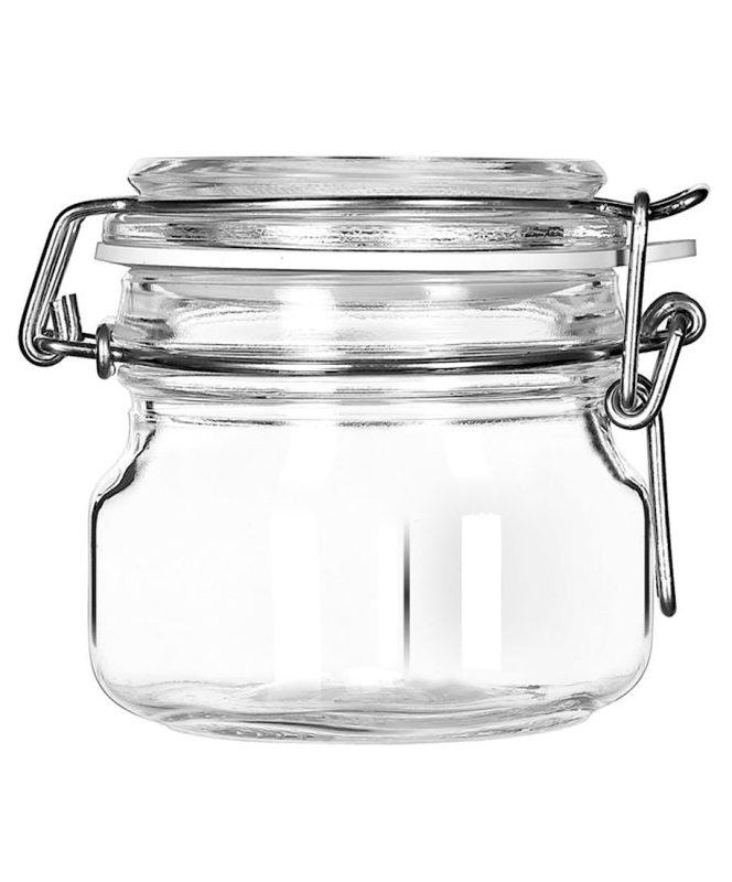 JAR W/CLAMP LID 750ML - CASE OF 6 EACH