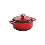 ENAMEL DUTCH OVEN 1.5QT RED