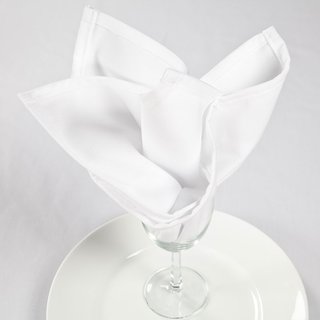 [FLOR 20X20 WHT] NAPKIN 20X20" WHITE TBD - DOZEN