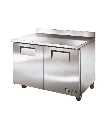 [TRUE TWT-48] WORKTOP COOLER 48", 2 DOOR SS - 115V (12.85CFT)