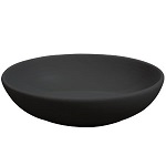 [VER E-B12-O-12.0] DEEP OVAL BOWL 10.5" ONYX - DOZEN