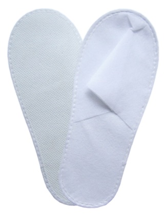 [GDP 165.38] SLIPPER WHITE SPUNBOUND - PAIR