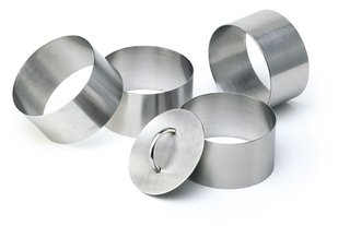 [APS 00113] MOUSSE RING ROUND 8CM SET OF 5 PIECES 